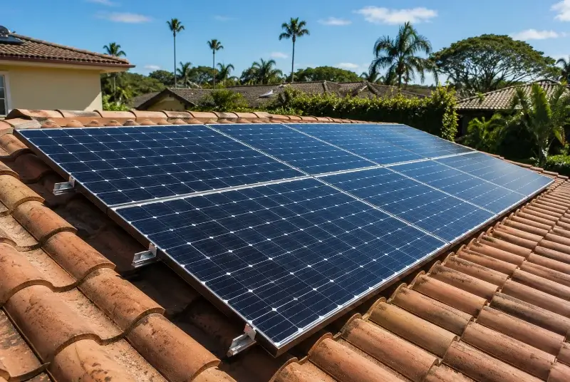 Installation de panneaux solaires à Herzeele